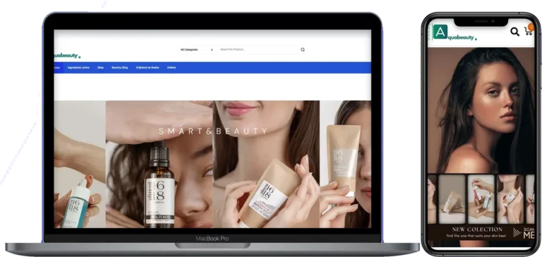 Blog 4 Magazin online Aquabeauty realizat în WordPress și WooCommerce