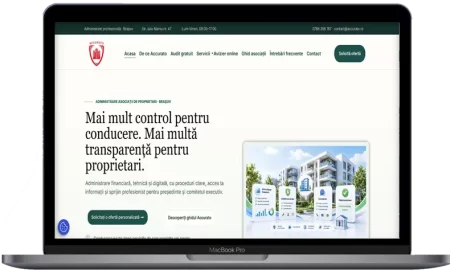 Website Accurato pentru administrarea condominiilor &icirc;n Brașov